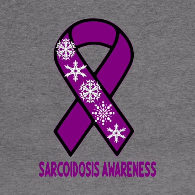 Sarcoidosis Awareness/Snowflakes by Cargoprints